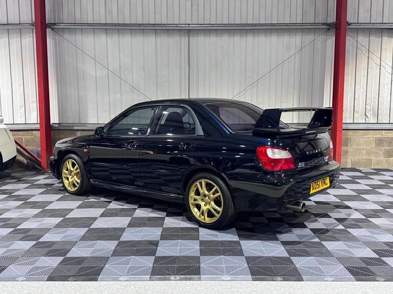 Begagnad Subaru Impreza 2002 Blå Sedan