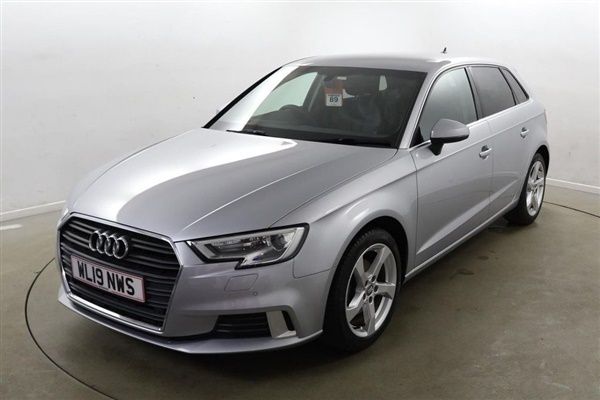 Silver Used 2019 Audi A3 Sportback Sport Hatchback | £13,580 (Fair price) - Image 1/1