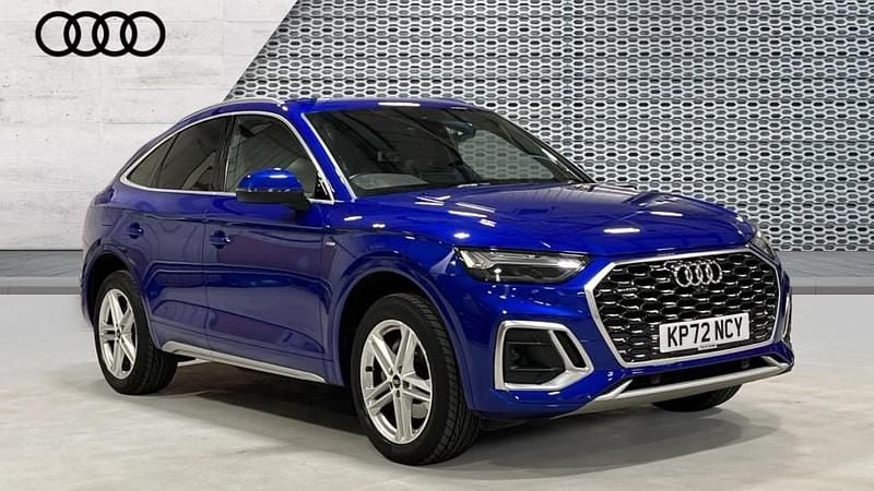Used Audi Q5 S-Line 265 HP (194 kW) 2022 Blue SUV