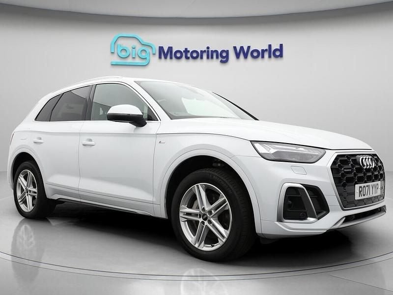 White Used 2021 Audi Q5 S-Line SUV | £28,400 (Good price) - Image 1/4