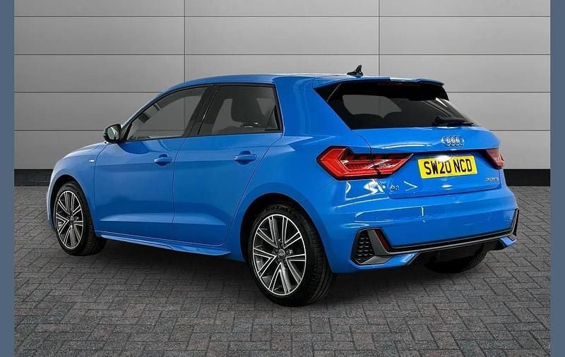Used Audi A1 S-Line 94 HP (69 kW) 2020 Blue Hatchback