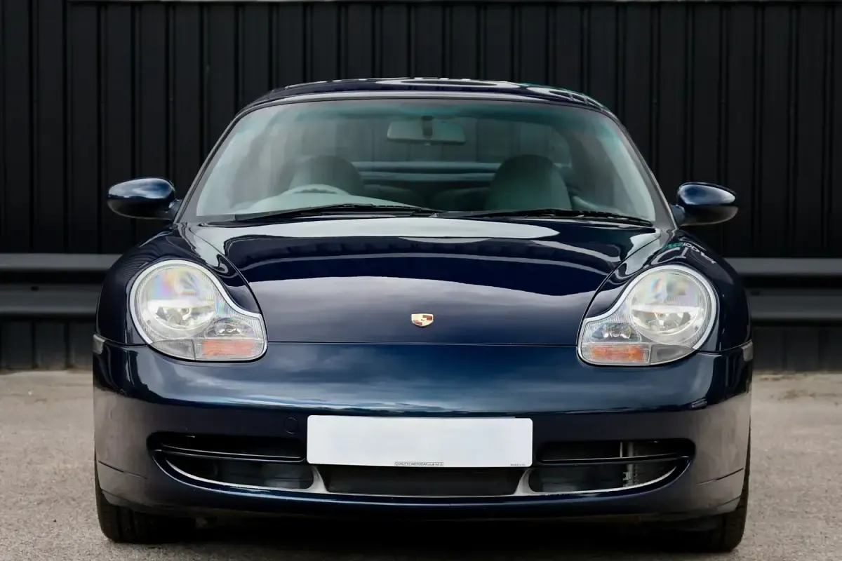 Used Porsche 911 300 HP (220 kW) 2000 Blue Cabriolet