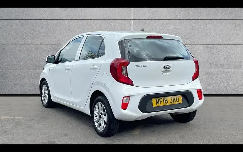 Used Kia Picanto 83 HP (61 kW) 2018 White Hatchback