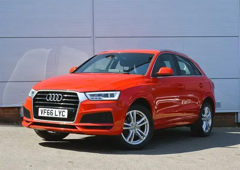 Used Audi Q3 S-Line 150 HP (110 kW) 2017 Red SUV