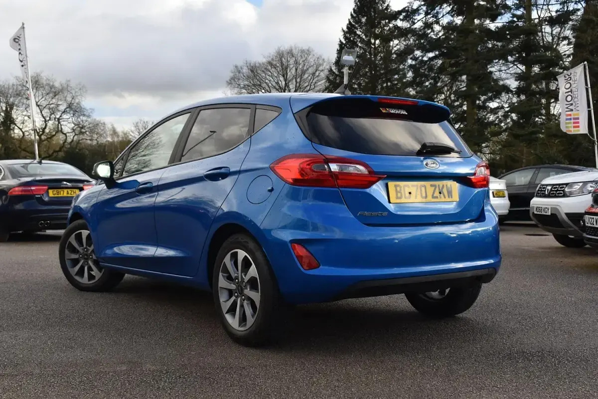 Used Ford Fiesta Trend 95 HP (69 kW) 2020 Blue Hatchback