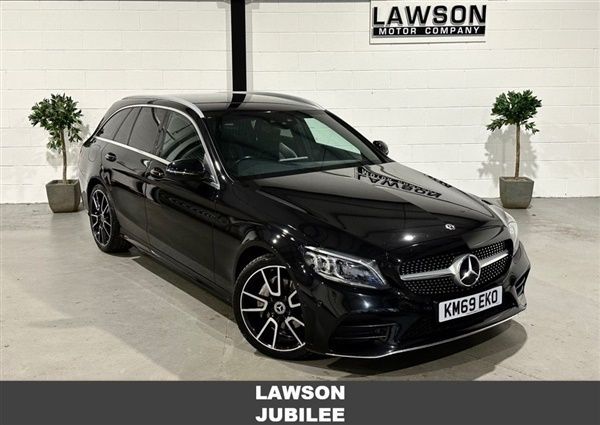 Black Used 2019 Mercedes C220 AMG line Estate | £19,990 (A bit pricey) - Image 1/1