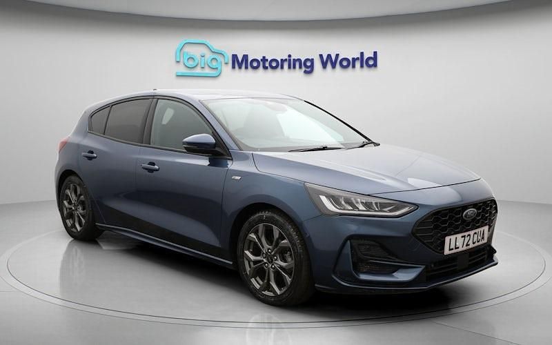 Used Ford Focus ST-Line 125 HP (91 kW) 2022 Blue Hatchback