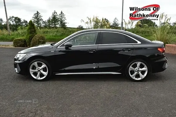 Used Audi A3 S-Line 110 HP (80 kW) 2023 Black Sedan