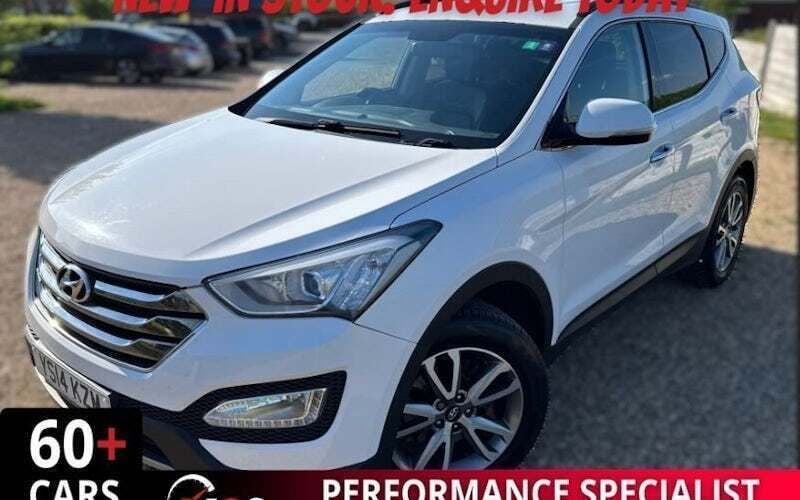 White Used 2014 Hyundai Santa Fe Premium SUV | £7,000 (Fair price) - Image 1/4