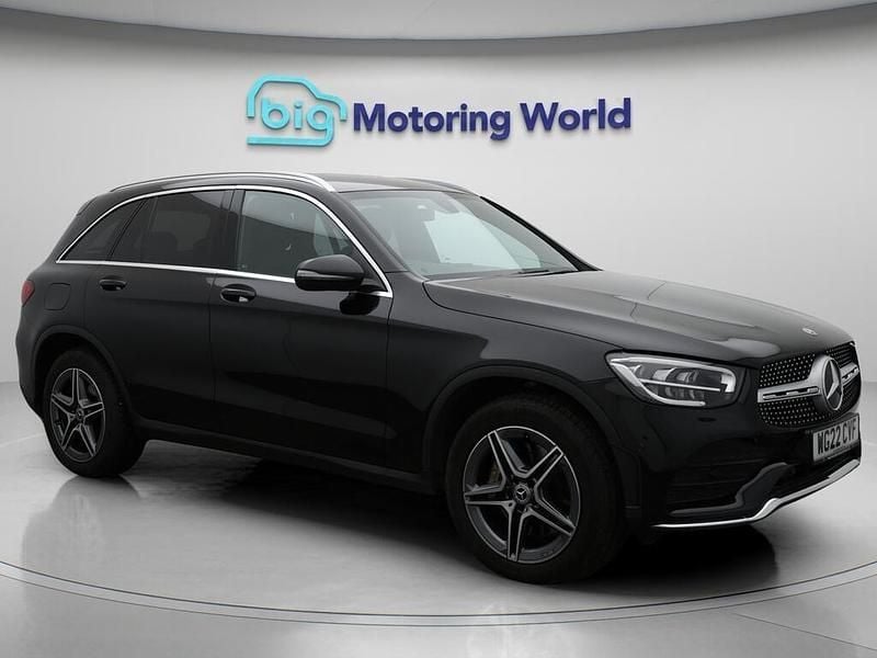 Black Used 2022 Mercedes GLC300e AMG line SUV | £27,619 (Super price) - Image 1/4