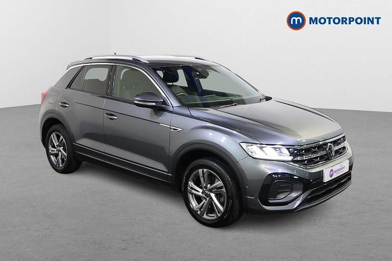 Grey Used 2023 VW T-Roc R-line SUV | £23,599 (Good price) - Image 1/4