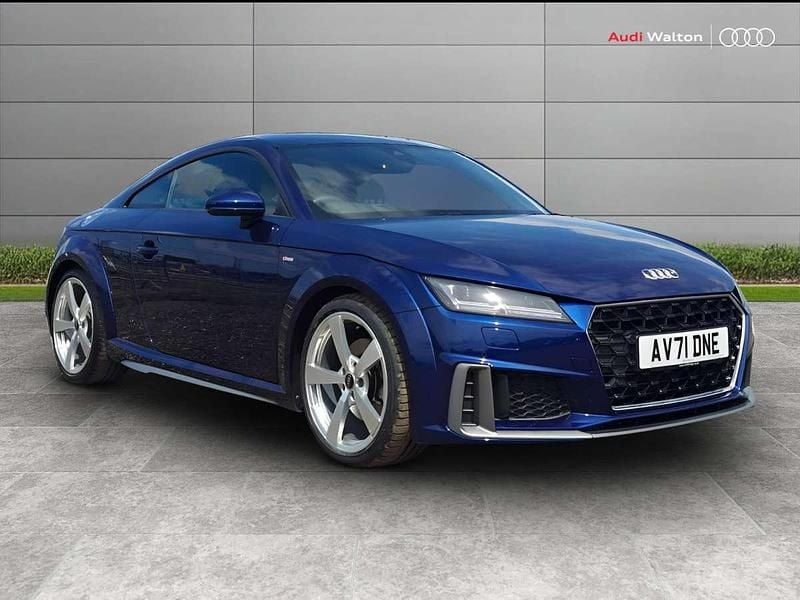 Blue Used 2021 Audi TT S-Line Coupe | £26,990 (Fair price) - Image 1/4