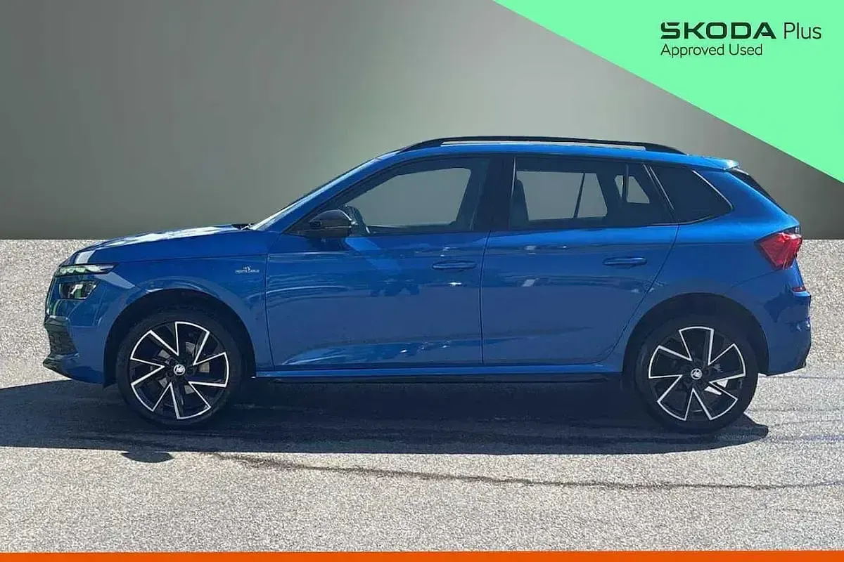 Used Skoda Kamiq Monte Carlo 110 HP (80 kW) 2024 Race blue metallic SUV