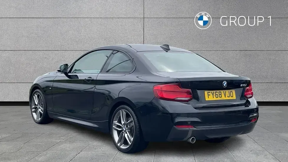Used BMW 218 M Sport 150 HP (110 kW) 2018 Black Coupe