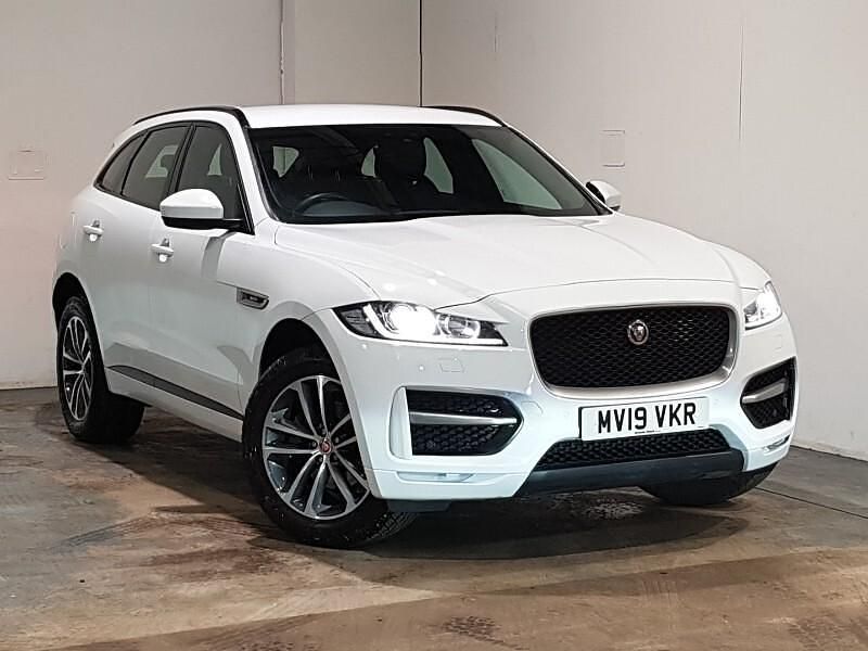 White Used 2019 Jaguar F-Pace R-Sport SUV | £14,998 (Good price) - Image 1/4