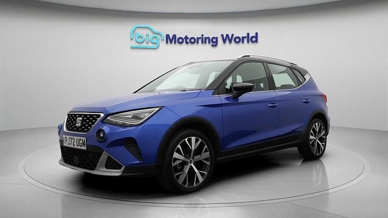 Used Seat Arona Xperience Lux 110 HP (80 kW) 2023 Blue SUV