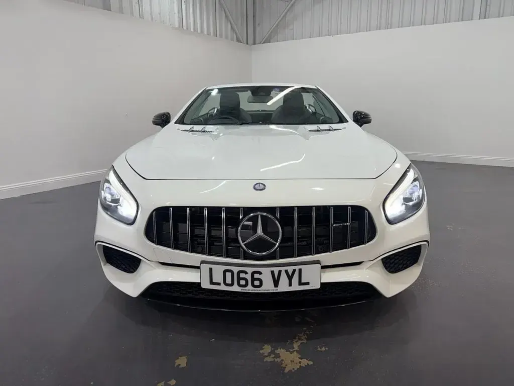 Used Mercedes SL500 AMG line 455 HP (334 kW) 2016 White Cabriolet