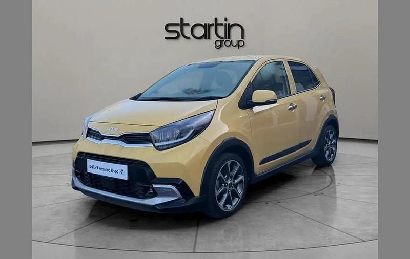 Used Kia Picanto X-Line 65 HP (47 kW) 2022 Yellow Hatchback
