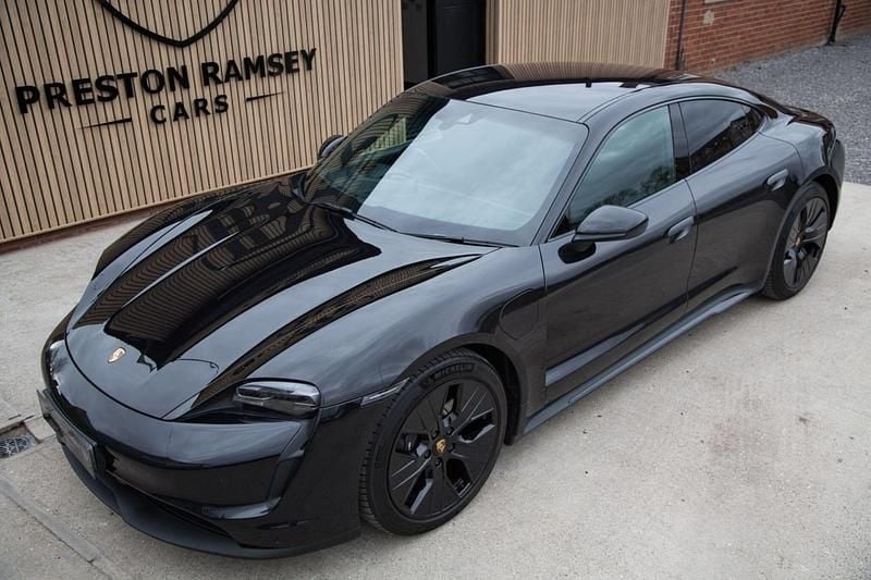 Used Porsche Taycan Performance Package 350 kW (476 HP) 2021 Black Sedan