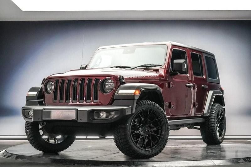 Red Used 2021 Jeep Wrangler Rubicon SUV | £38,850 (Fair price) - Image 1/4