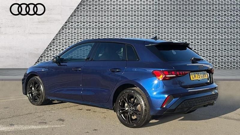 Used Audi A3 e-tron Black Edition 204 HP (150 kW) 2025 Blue Hatchback