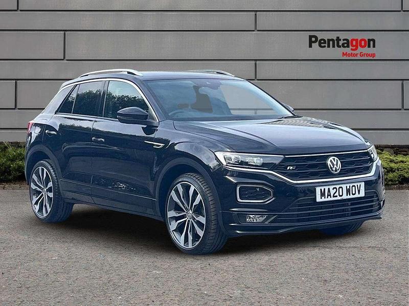 Black Used 2020 VW T-Roc R-line SUV | £20,999 (Good price) - Image 1/4