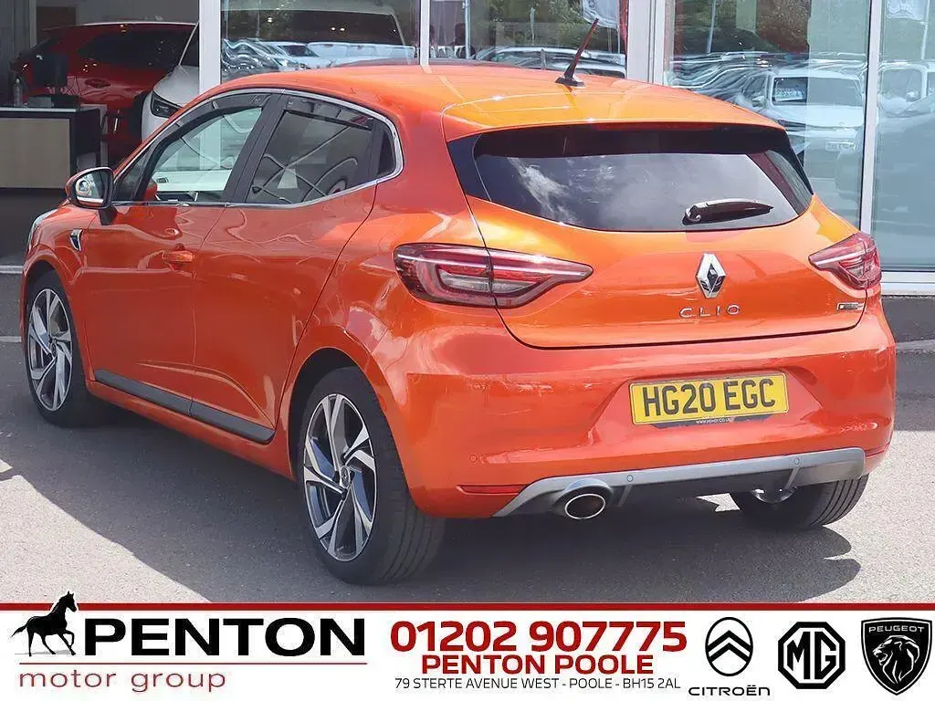Used Renault Clio V RS Line 2020 Orange Hatchback