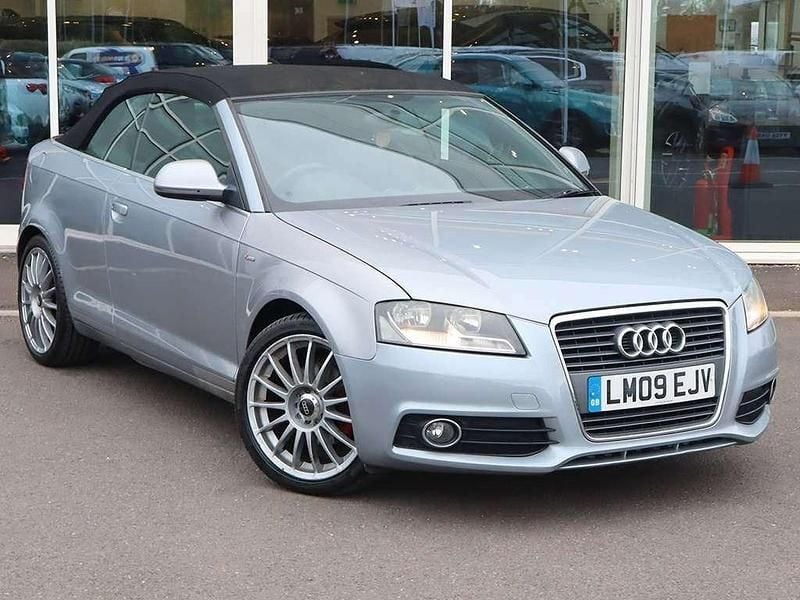 Used Audi A3 Cabriolet S-Line 140 HP (102 kW) 2009 Silver Cabriolet