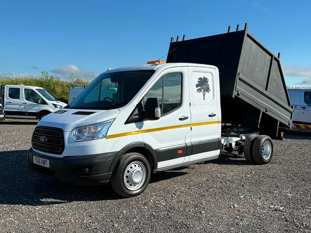Used Ford Transit 125 HP (91 kW) 2015 White Cabriolet