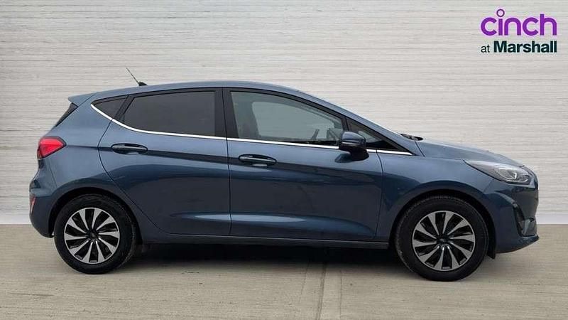 Usado Ford Fiesta Titanium 100 HP (73 kW) 2022 Azul Citadino