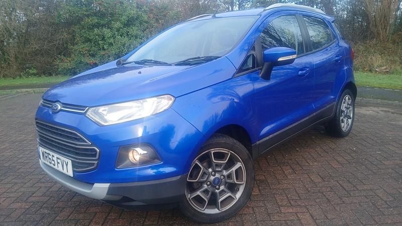 Used Ford Ecosport Titanium 95 HP (69 kW) 2015 Blue SUV