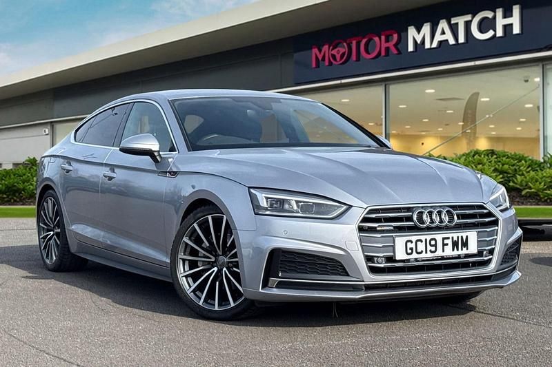Used Audi A5 Sportback S-Line 190 HP (139 kW) 2019 Silver Hatchback