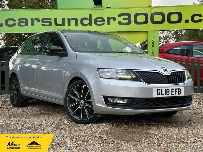 Silver Used 2018 Skoda Rapid Sport Hatchback | £5,150 (Good price) - Image 1/4