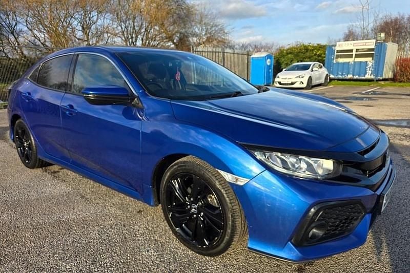 Used Honda Civic SR 126 HP (92 kW) 2018 Blue Hatchback