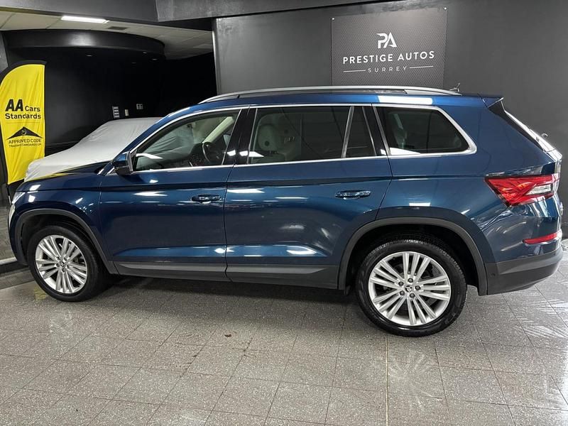 Used Skoda Kodiaq SE L 190 HP (139 kW) 2019 Blue SUV