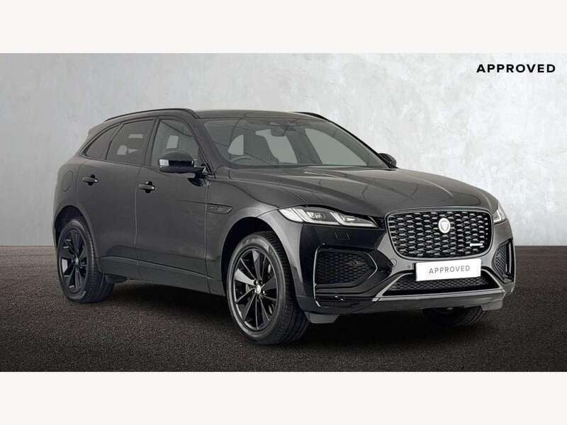Santorini black Used 2024 Jaguar F-Pace R-Dynamic SUV | £42,250 (Expensive) - Image 1/4