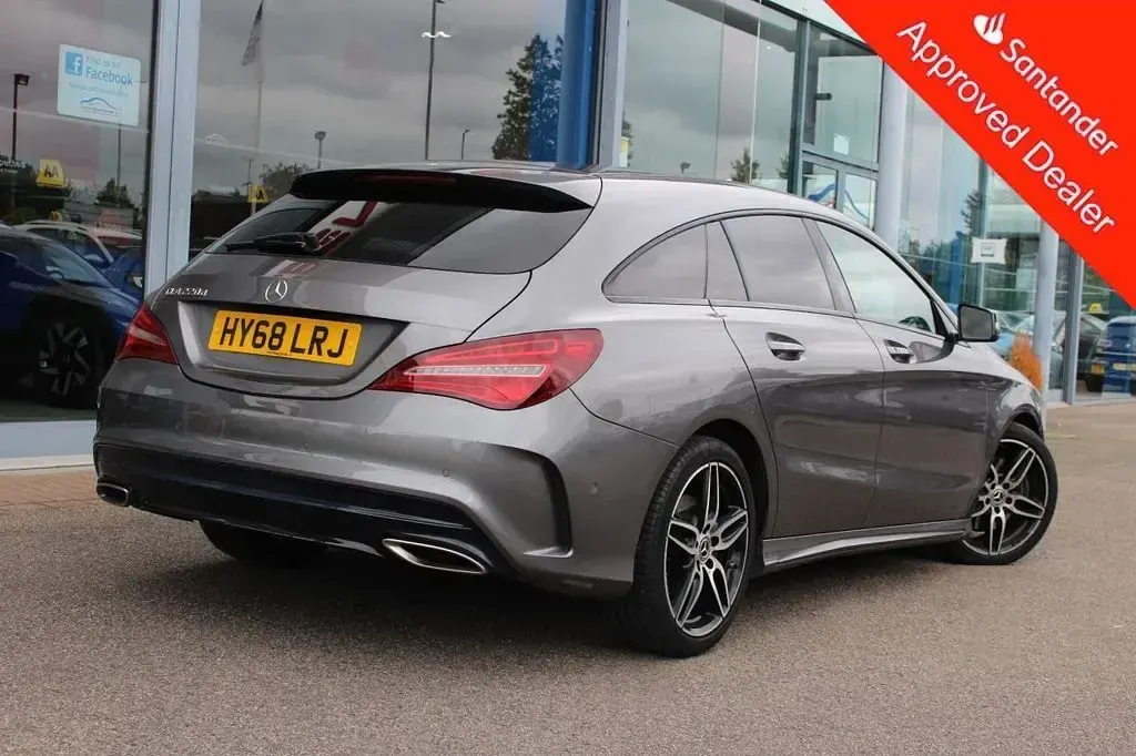 Used Mercedes CLA220 AMG line 2018 Grey Coupe
