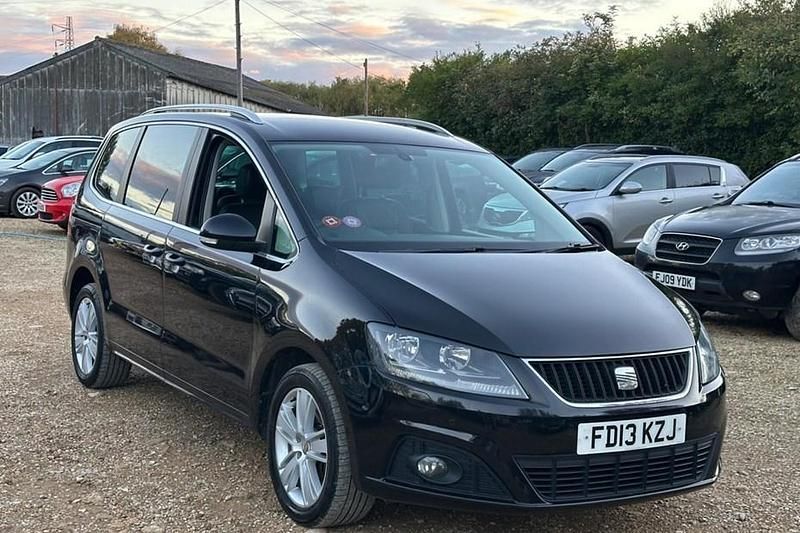 Black Used 2013 Seat Alhambra SE MPV | £5,495 (Fair price) - Image 1/1
