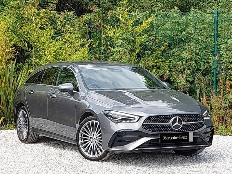 Grey Used 2024 Mercedes CLA250e AMG Line Premium Sedan | £30,498 (A bit pricey) - Image 1/4