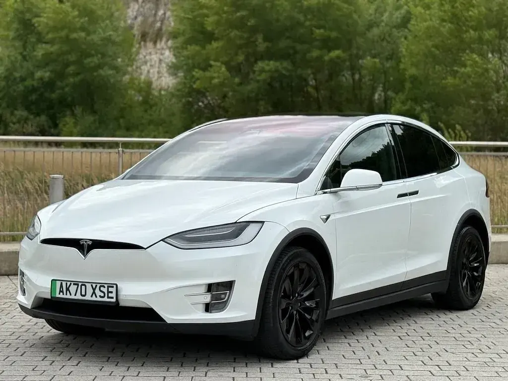 Used Tesla Model X Long Range AWD 397 kW (541 HP) 2020 White SUV