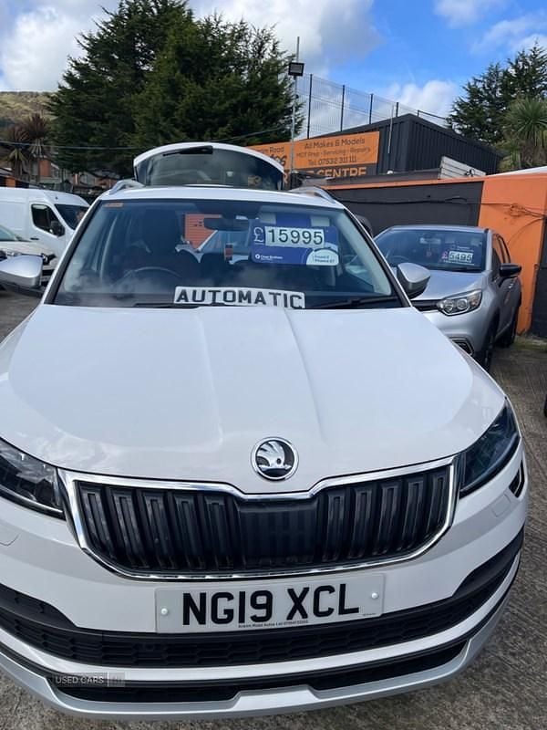 White Used 2019 Skoda Karoq Scout 4x4 SUV | £15,995 (Fair price) - Image 1/1