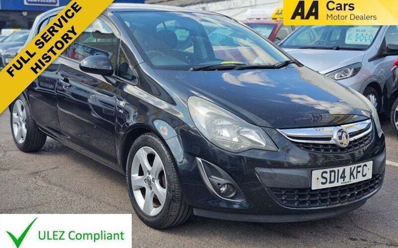 Black Used 2014 Vauxhall Corsa Hatchback | £3,995 (Good price) - Image 1/3