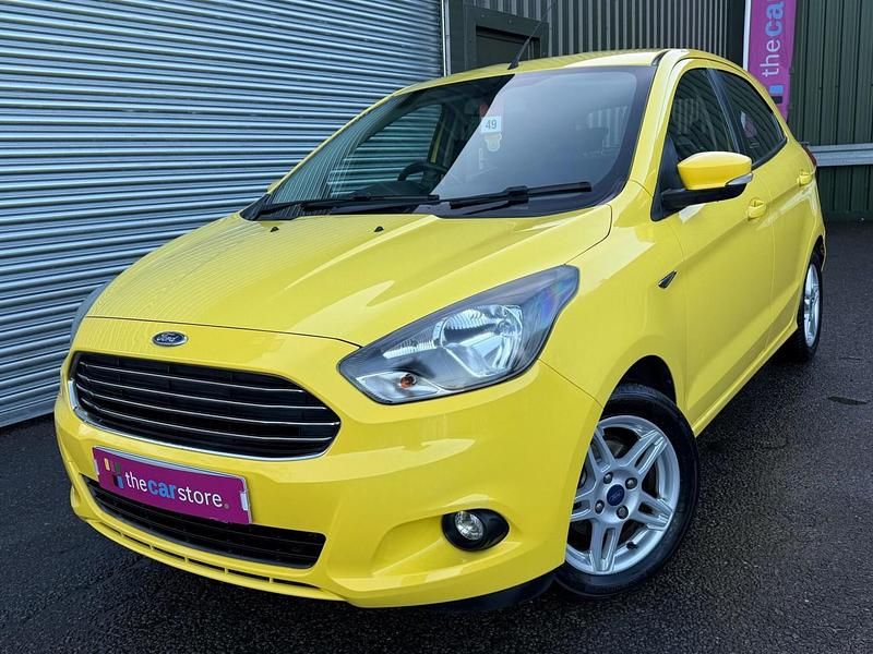 Used Ford Ka Plus Zetec 2017 Yellow Hatchback