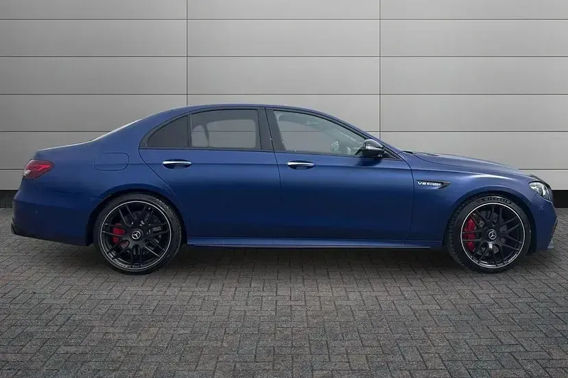 Used Mercedes E63 AMG Premium Plus 604 HP (444 kW) 2021 Brilliant blue Sedan