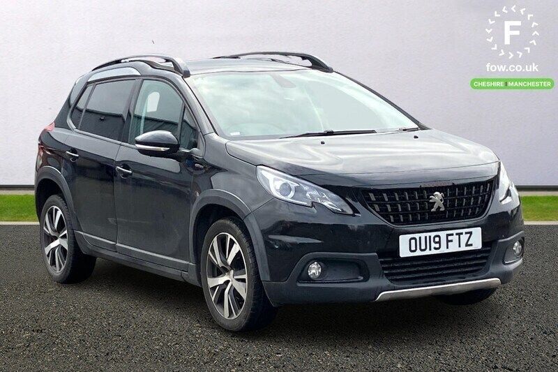 Black Used 2022 Peugeot 2008 GT-line SUV | £12,399 - Image 1/3