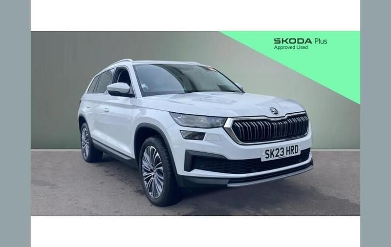 Used Skoda Kodiaq SE L Executive 150 HP (110 kW) 2023 White SUV