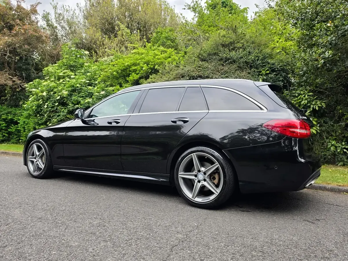 Used Mercedes C200 AMG line 2016 Black Estate