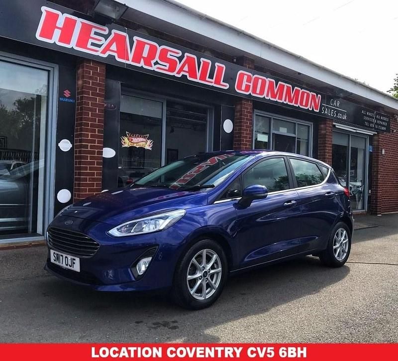Blue Used 2017 Ford Fiesta Zetec Hatchback | £7,500 (Fair price) - Image 1/4