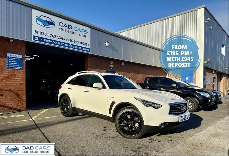 White Used 2014 Infiniti QX70 Premium SUV | £9,255 - Image 1/3