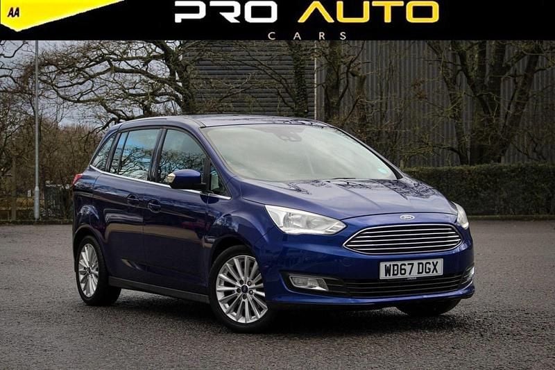 Used Ford Grand C-Max Titanium 120 HP (88 kW) 2018 Blue MPV